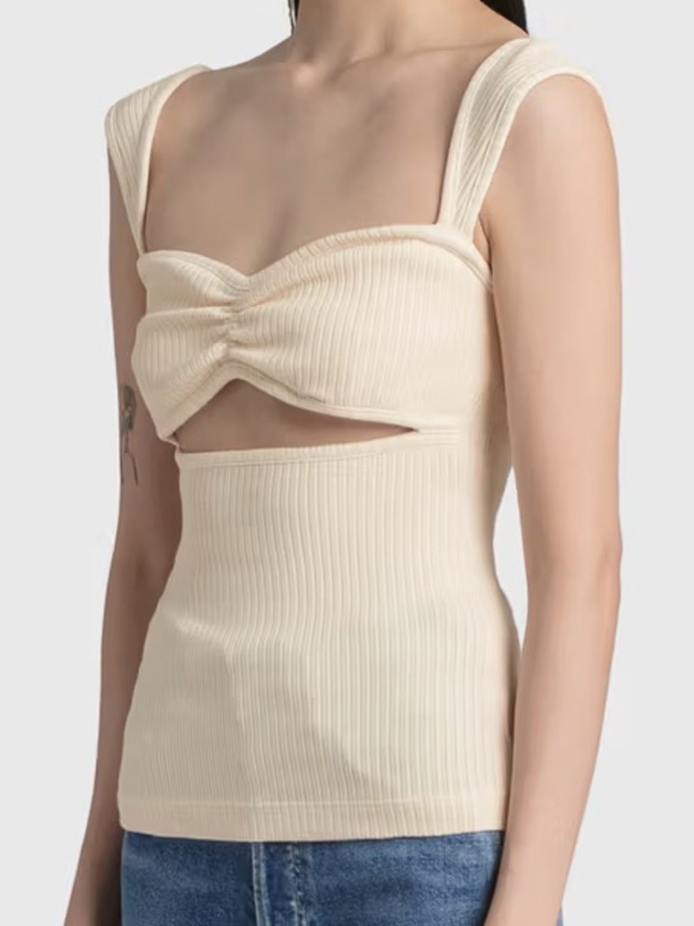 AGOLDE ISLA CUTOUT TANK